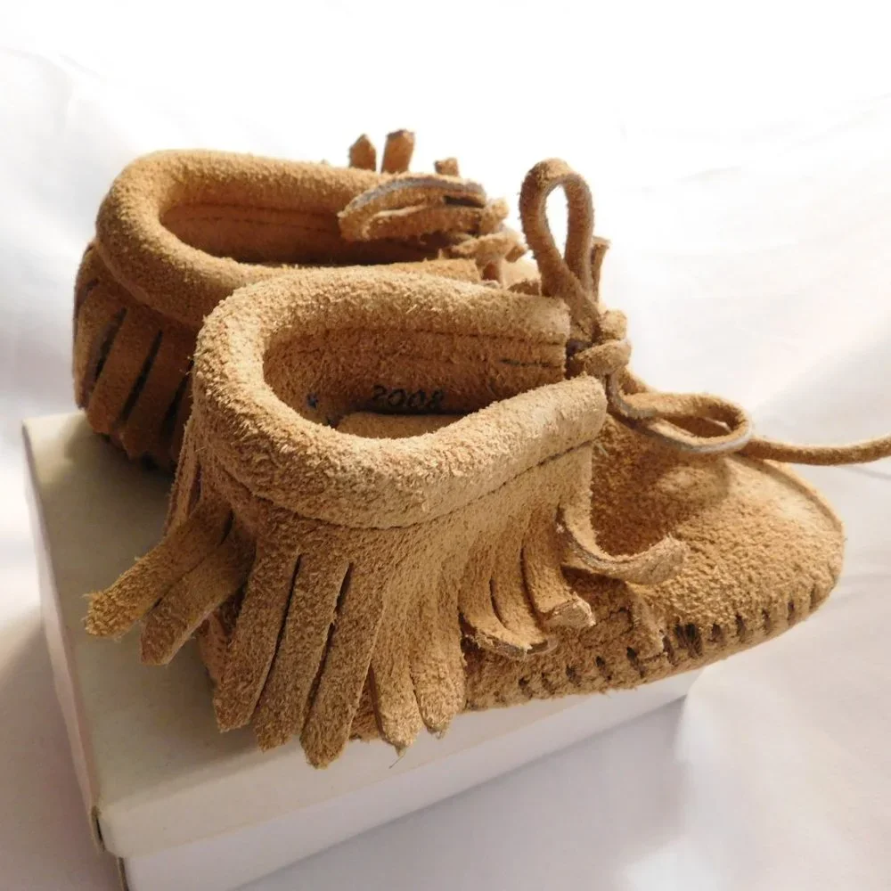 Vintage Minnetonka Pa-Poo-Shu Fringe Booties Size 4
